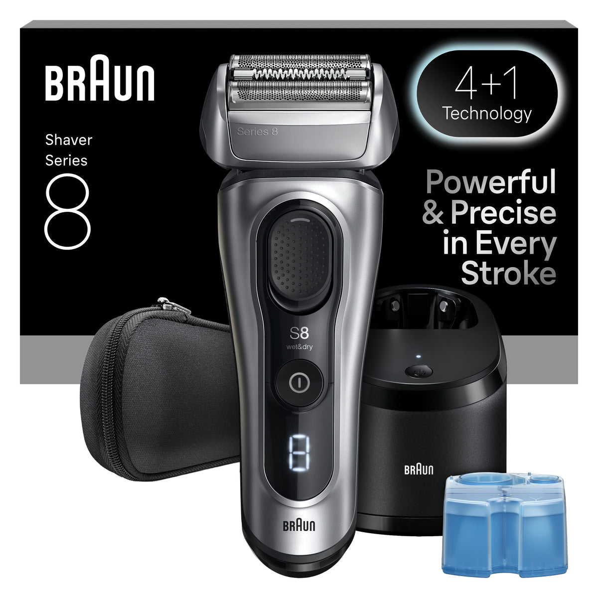 Series 8 Electric Shaver 8567cc with 5-in-1 SmartCare Center