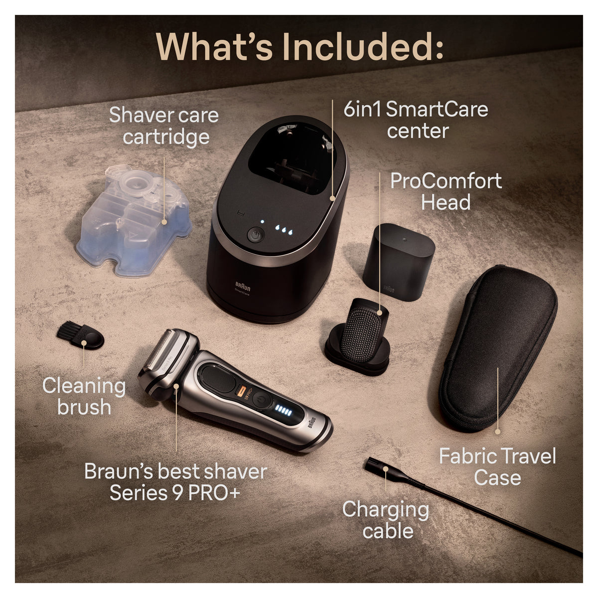 Series 9 Pro Comfort 9597cc Men's Electric Shaver