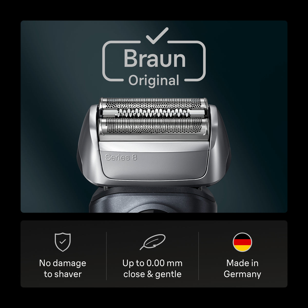 Series 8 83m Silver Shaver Head Replacement