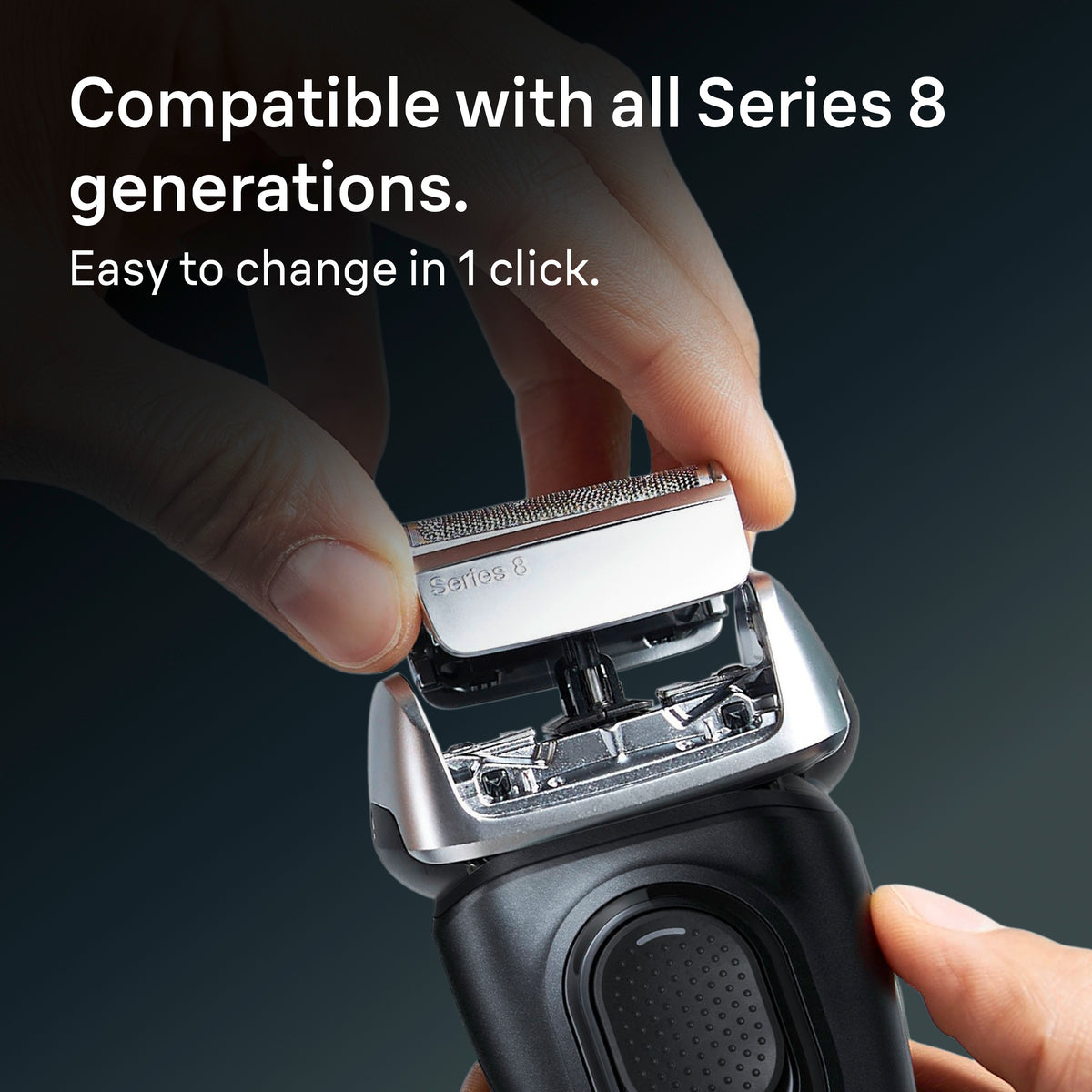 Series 8 83m Silver Shaver Head Replacement